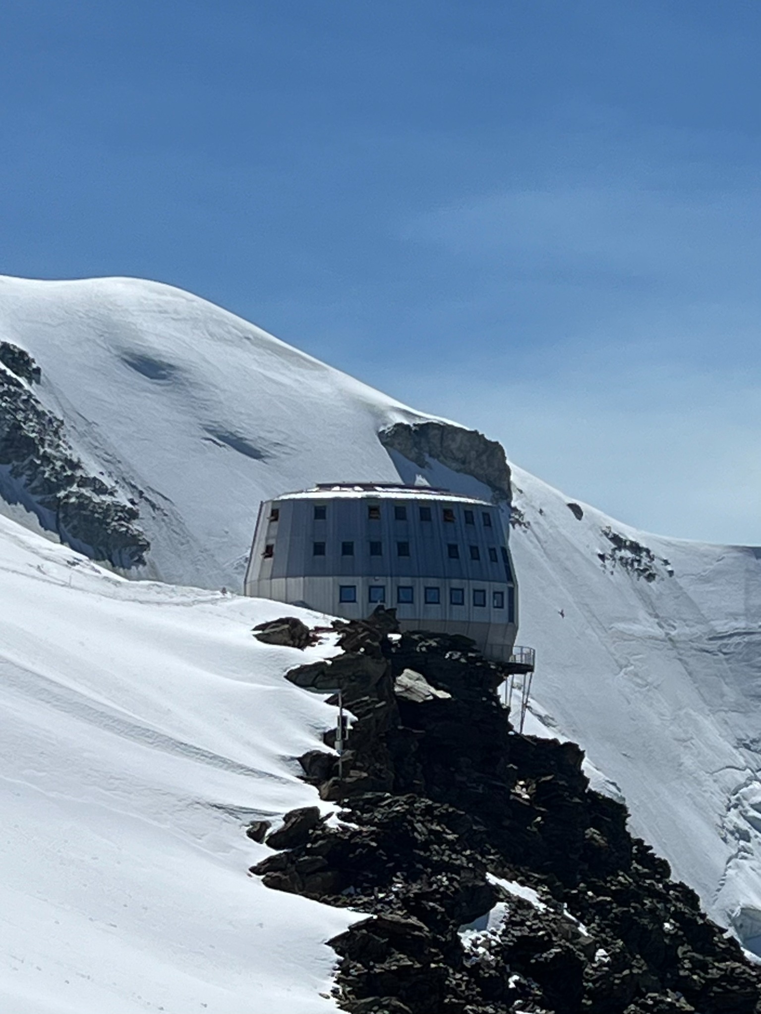 Refuge du Goûter in the Mont Blanc massif